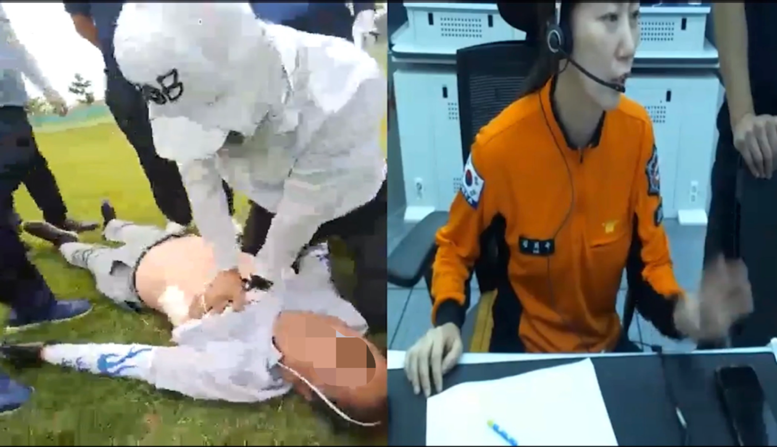 119 영상통화 안내 따라 심폐소생술…임종호흡 동료 살렸다