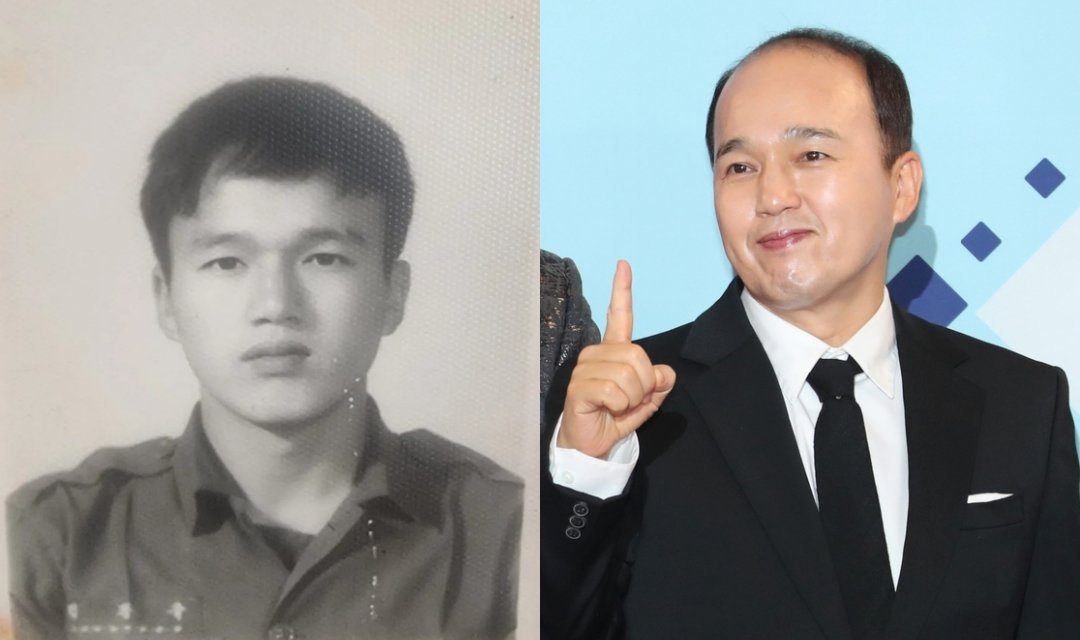 “군입대 40주년”…김광규, 머리숱 풍성한 군인 시절 공개