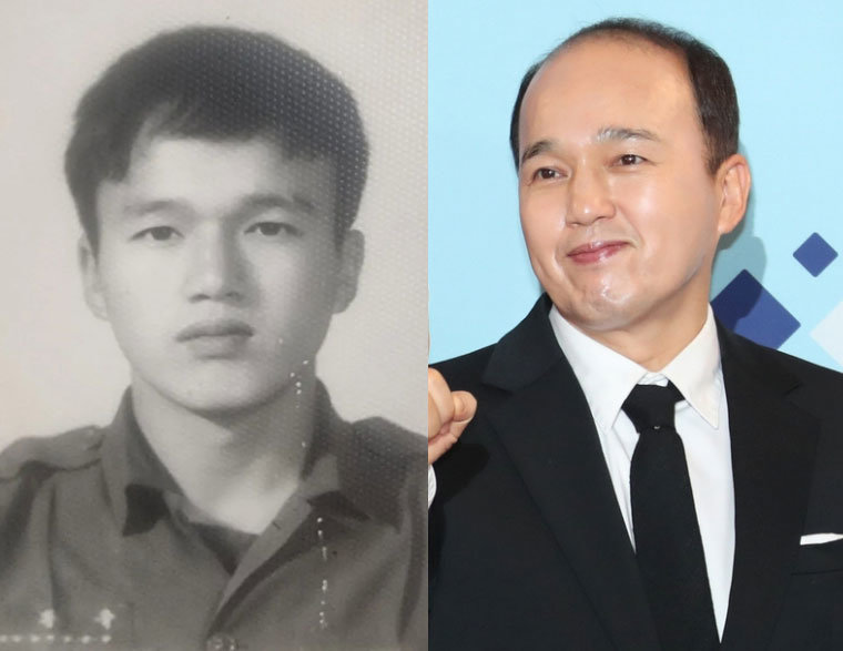 풍성한 머리숱…김광규, 40년전 군 복무 시절 사진 공개