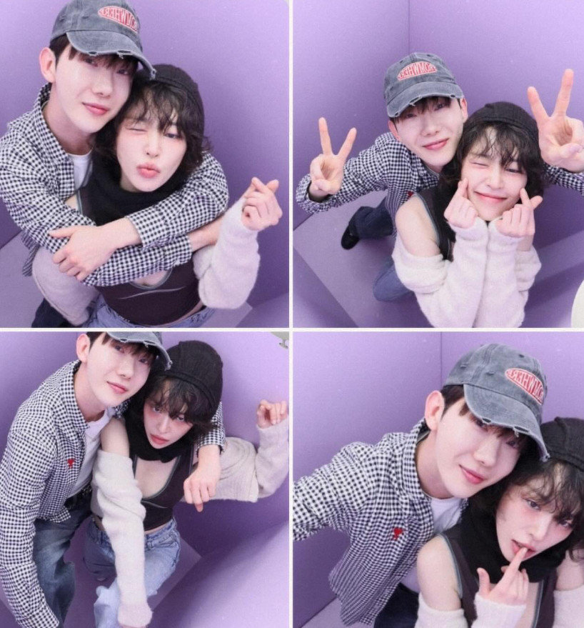 조권과 가인(SNS 갈무리)
