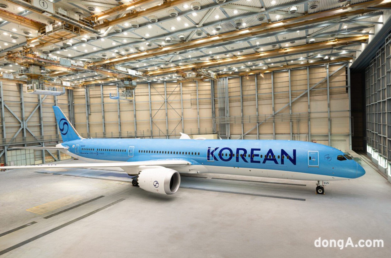 대한항공 B787-10 항공기. 대한항공 제공