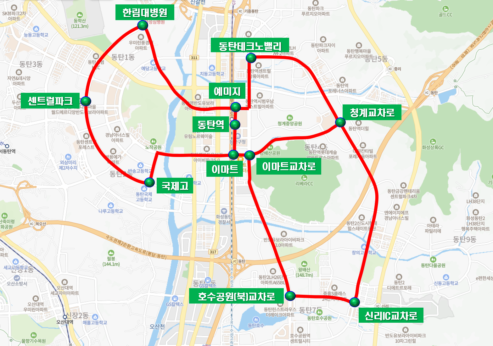 내년 1월부터 동탄에 자율주행 셔틀 4대 달린다…주야간 시범 운행