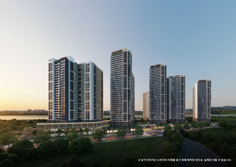 한강변 최고 38층 2,432세대 대단지 ‘한강 푸르지오 리버프론트’ 7월 분양 예정