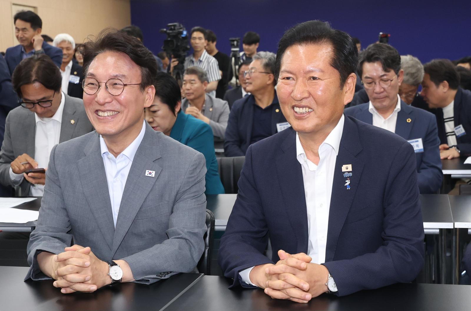 “당원 표심 잡아라” 與 당권 주자들 나란히 호남으로
