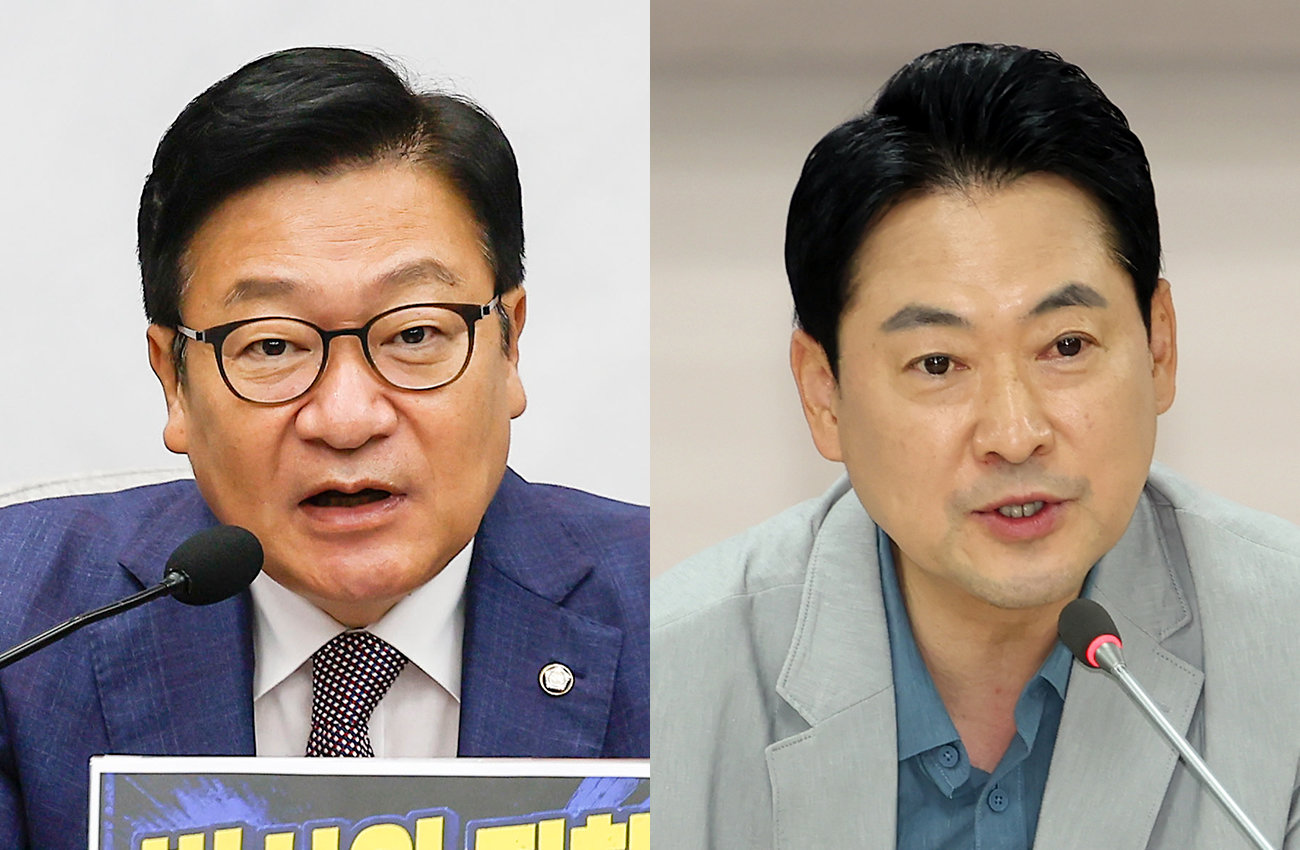 정점식 “국민정당”에 장동혁 “당원 중심”… 국힘 투톱, 黨 노선 두고 공개 이견 표출