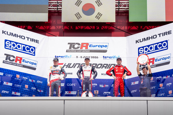 박준의, TCR 유럽 4라운드 레이스2 우승… 데뷔 2년 만의 첫 승