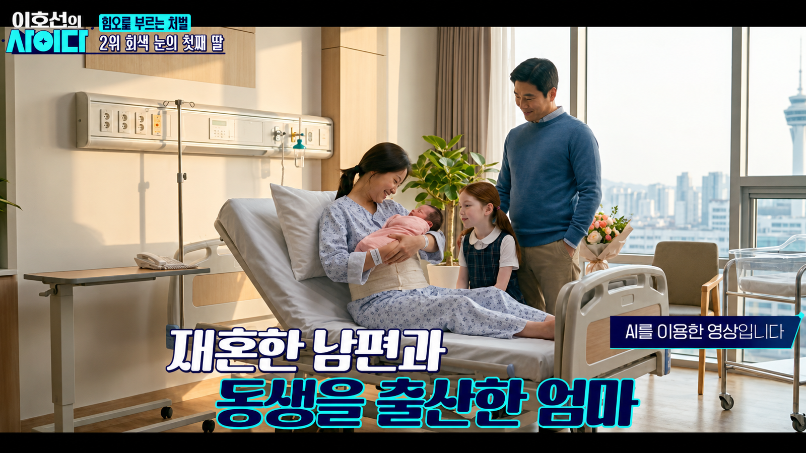 외국인 친아버지를 닮았다는 이유로 평생 차별받은 딸의 사연이 공개됐다. SBS ‘이호선의 사이다’ 화면