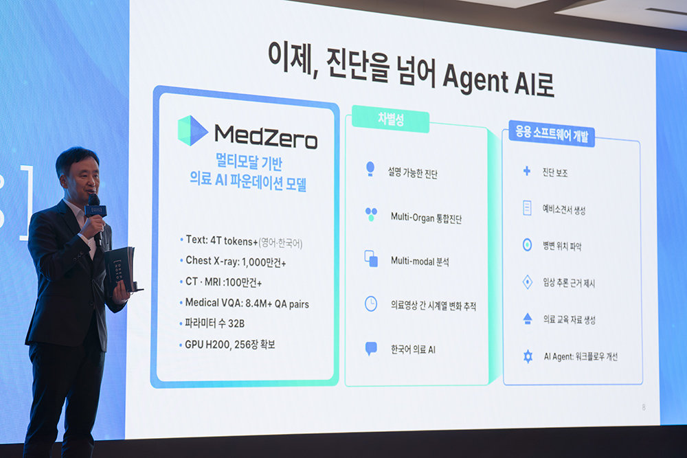 딥노이드는 올해까지 멀티모달 기반의 의료 AI 파운데이션 모델 ‘메드제로’를 완성하고 시장 공략에 나선다 / 출처=IT동아
