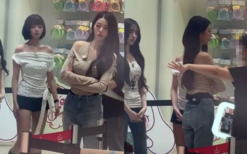장원영, 놀이공원서 팔짱 낀 게 죄? 누리꾼들 갑론을박