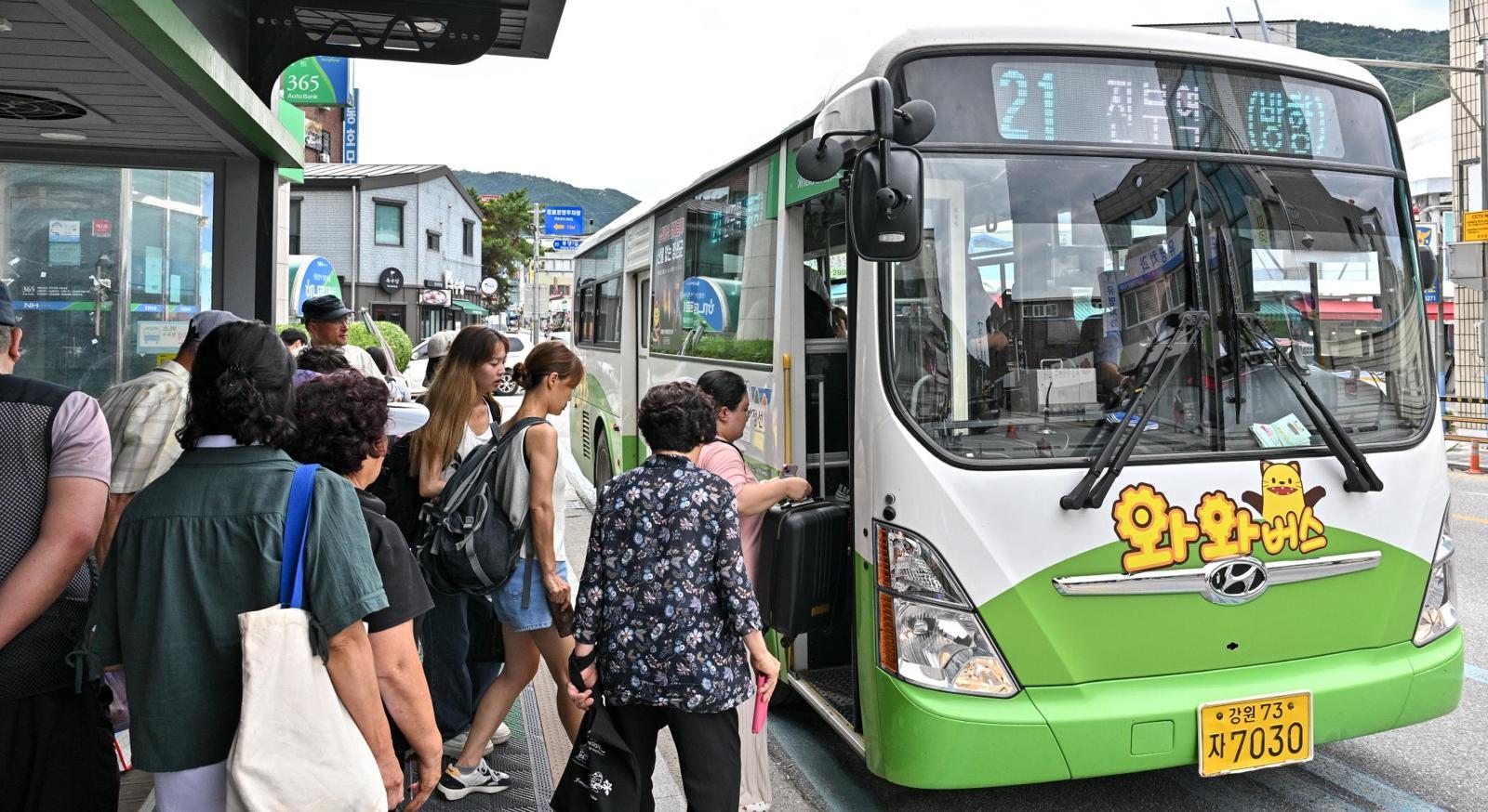 무료 ‘정선 와와버스’ 100만 승객 눈앞