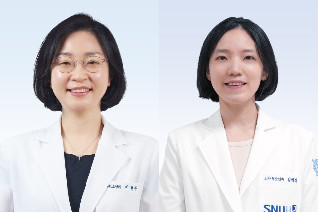 분당서울대병원 소아청소년과의 이현주 교수(왼쪽부터), 김예경 교수. 분당서울대병원 제공