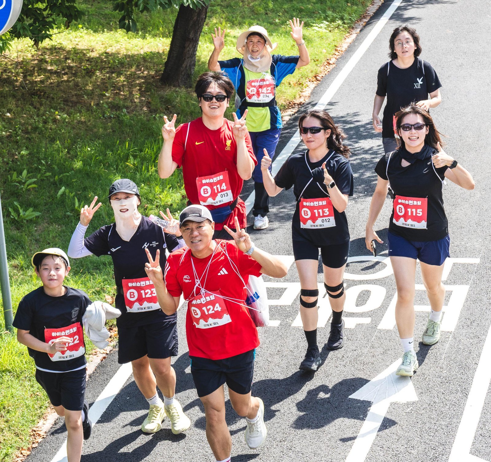 여의도 8km 달렸더니… 아이스크림 완성
