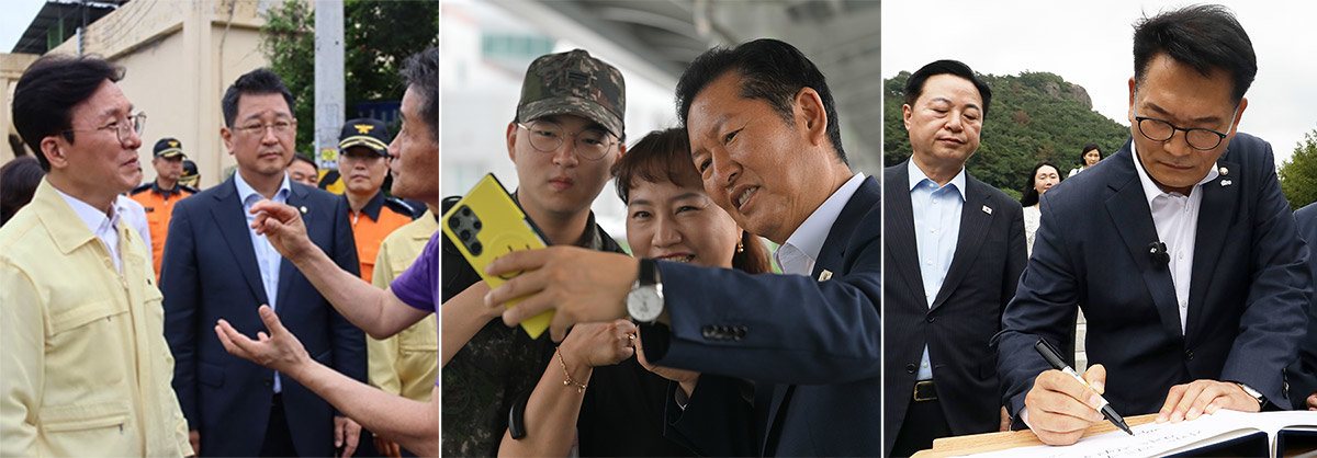 김민석, 李 고향 안동서 ‘명심’ 강조… 정청래 “이해찬 부인이 후원회장”