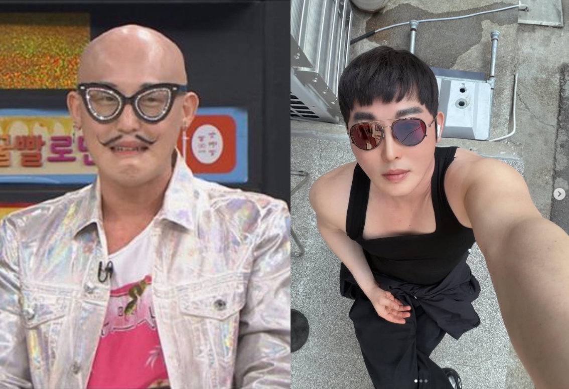 패션디자이너 황재근 근황…콧수염·민머리 어디가고 ‘근육남’