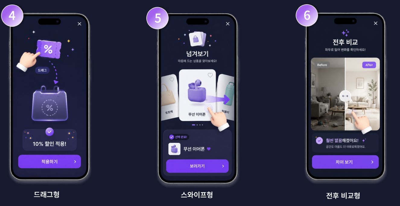 인터랙티브 콘텐츠 예시 / 출처=마젠트