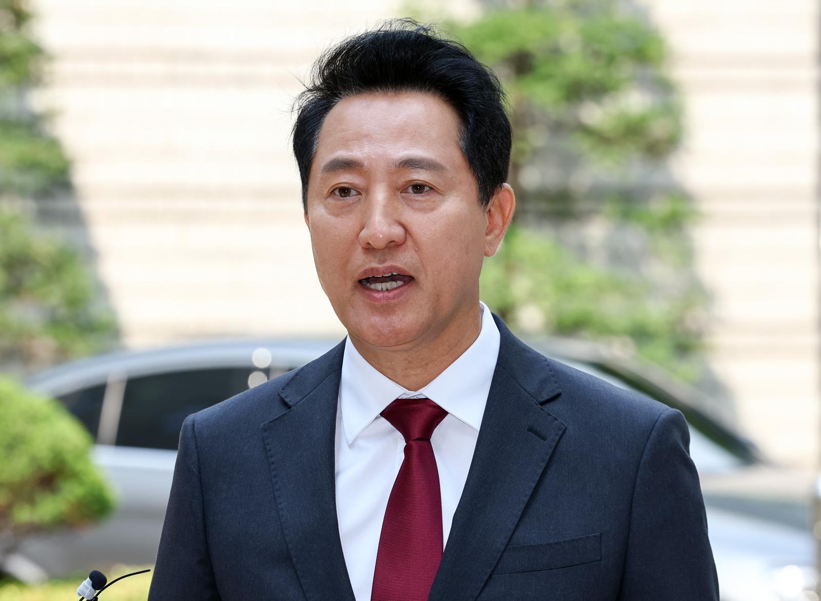 선고 하루 앞둔 오세훈 “尹 사건과 다르다” 법원에 의견서