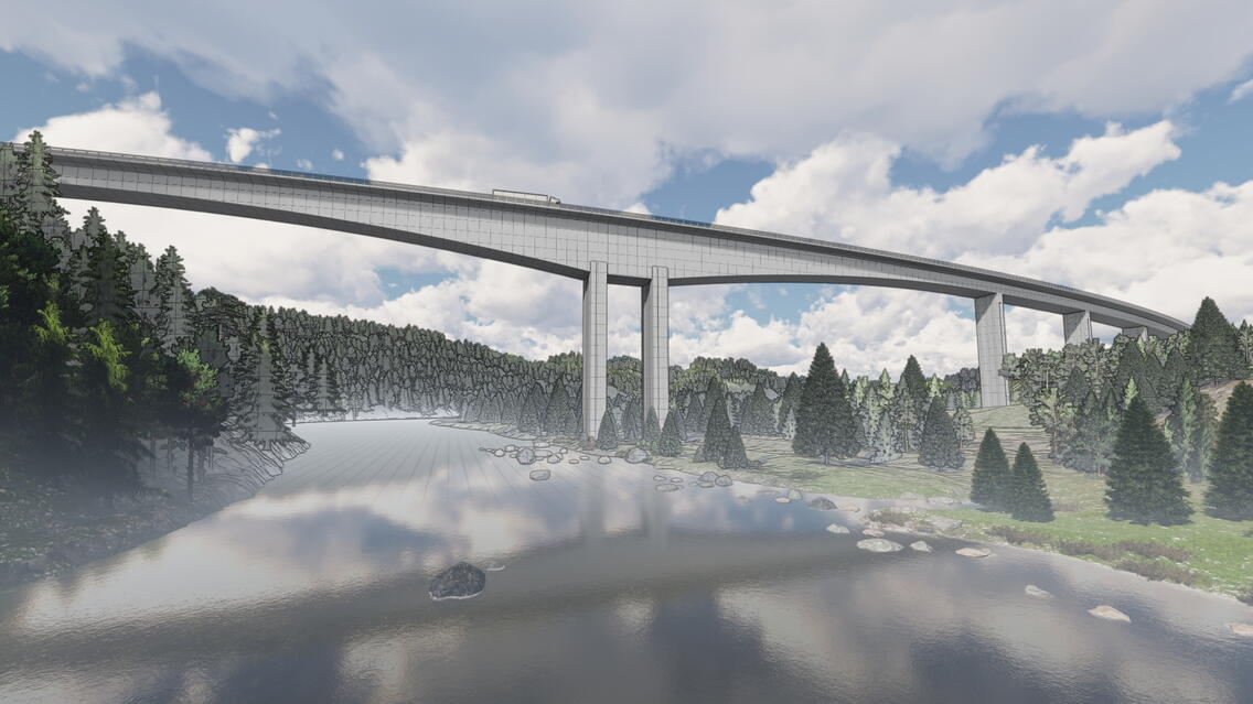 트림블의 테클라 기술을 적용한 노르웨이 란셀바 교량(Randselva Bridge) / 출처=트림블코리아