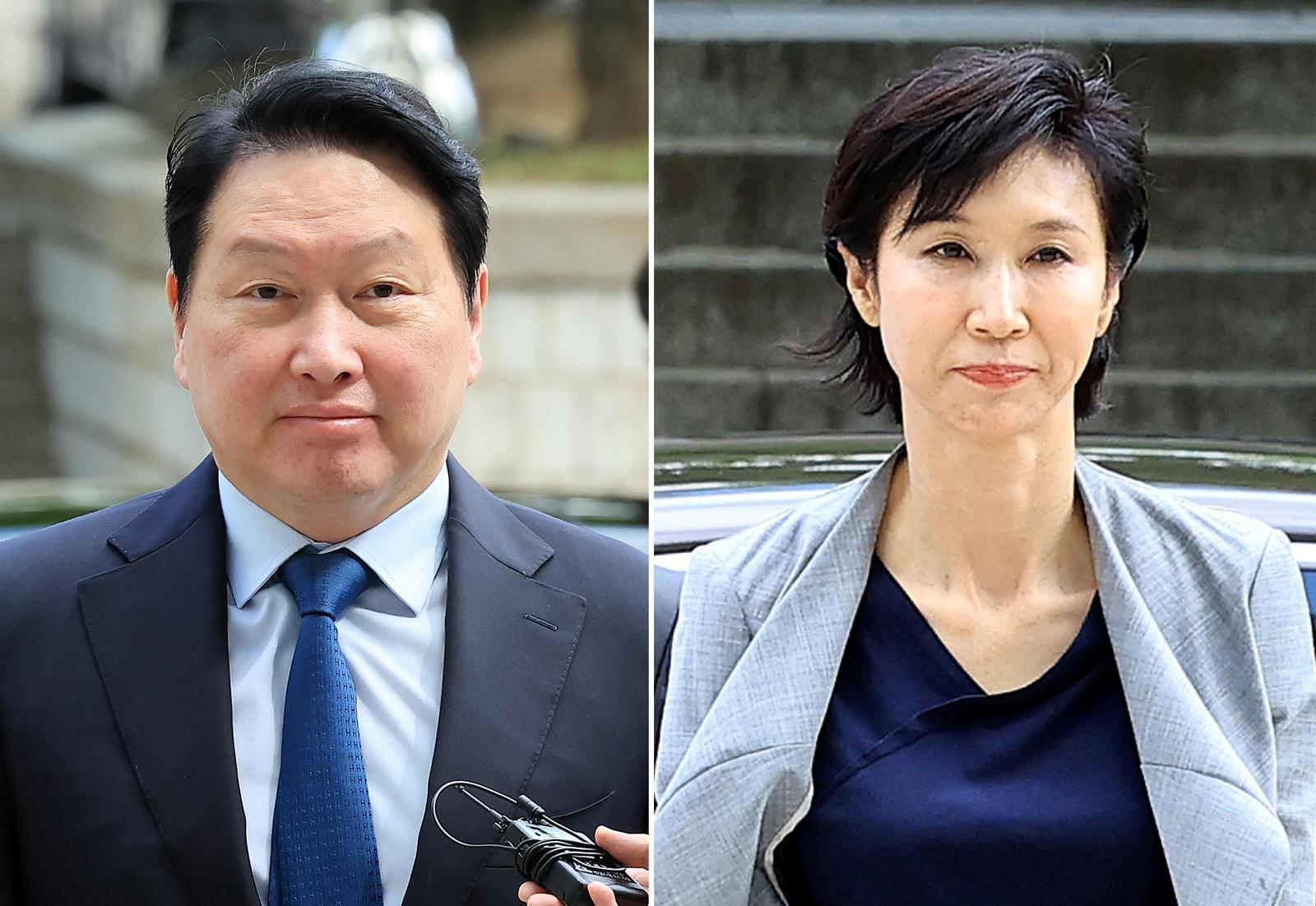 최태원·노소영 ‘세기의 이혼’ 판결 나오자 SKT 주가 5% 급등