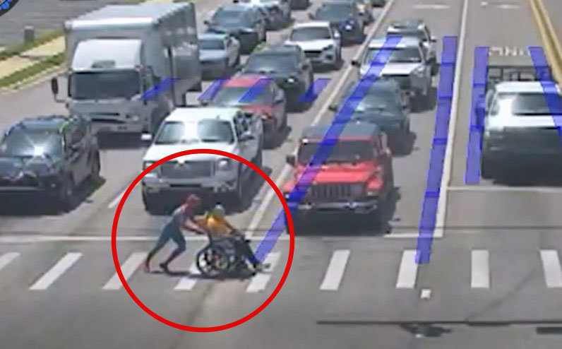 Spider-Man Jumps into Action to Save Elderly Person in Wheelchair