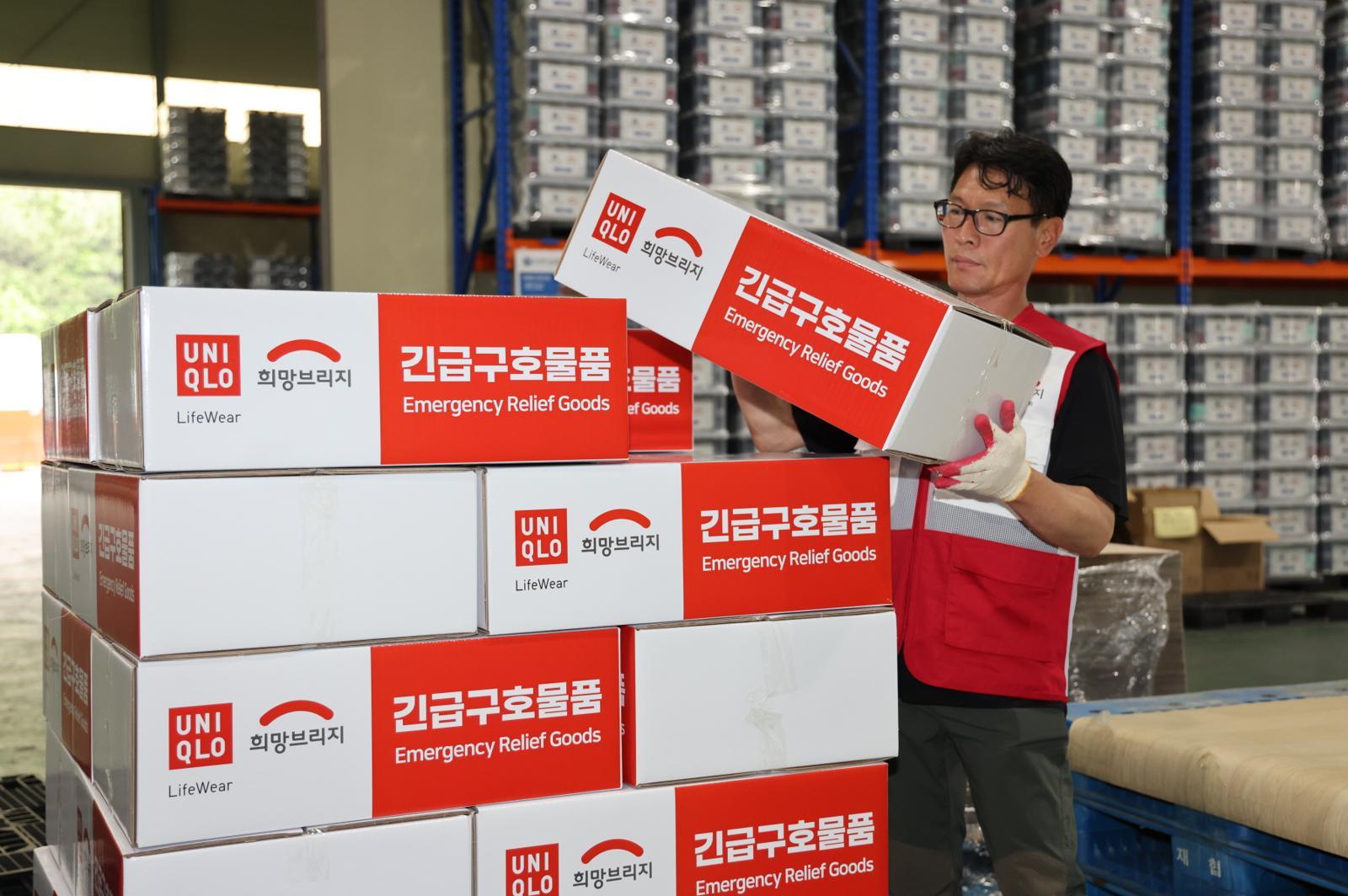 Uniqlo donates 600 million won for summer disaster relief