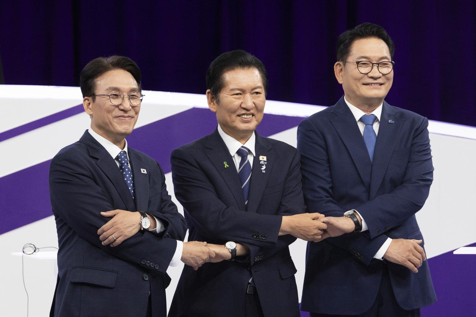 與대표 선호도 정청래 21 김민석 19…與지지층선 金이 앞서