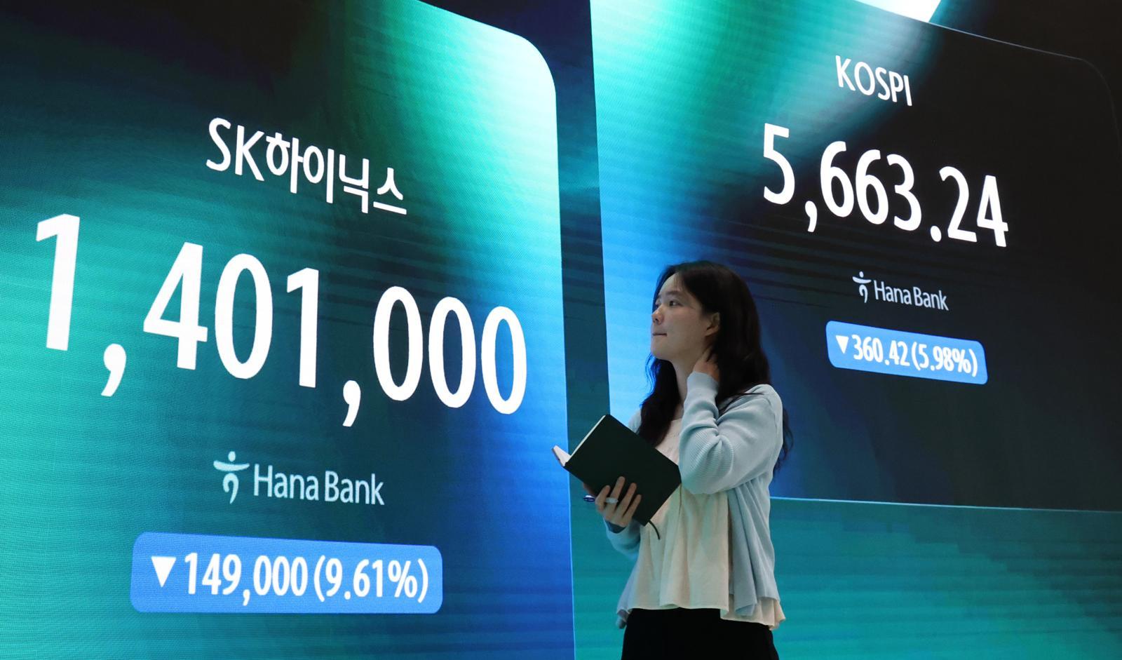 하이닉스 1주 하한가 거래에 가상자산 파생상품 826억 원 청산