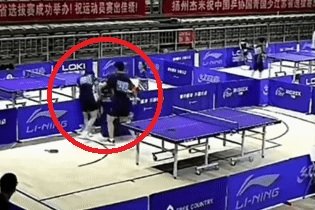 14-year-old Chinese table tennis player banned for assaulting opponent after loss