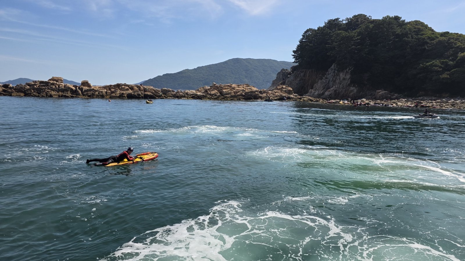Coast Guard rescues family stranded on island after inflatable boat leaks