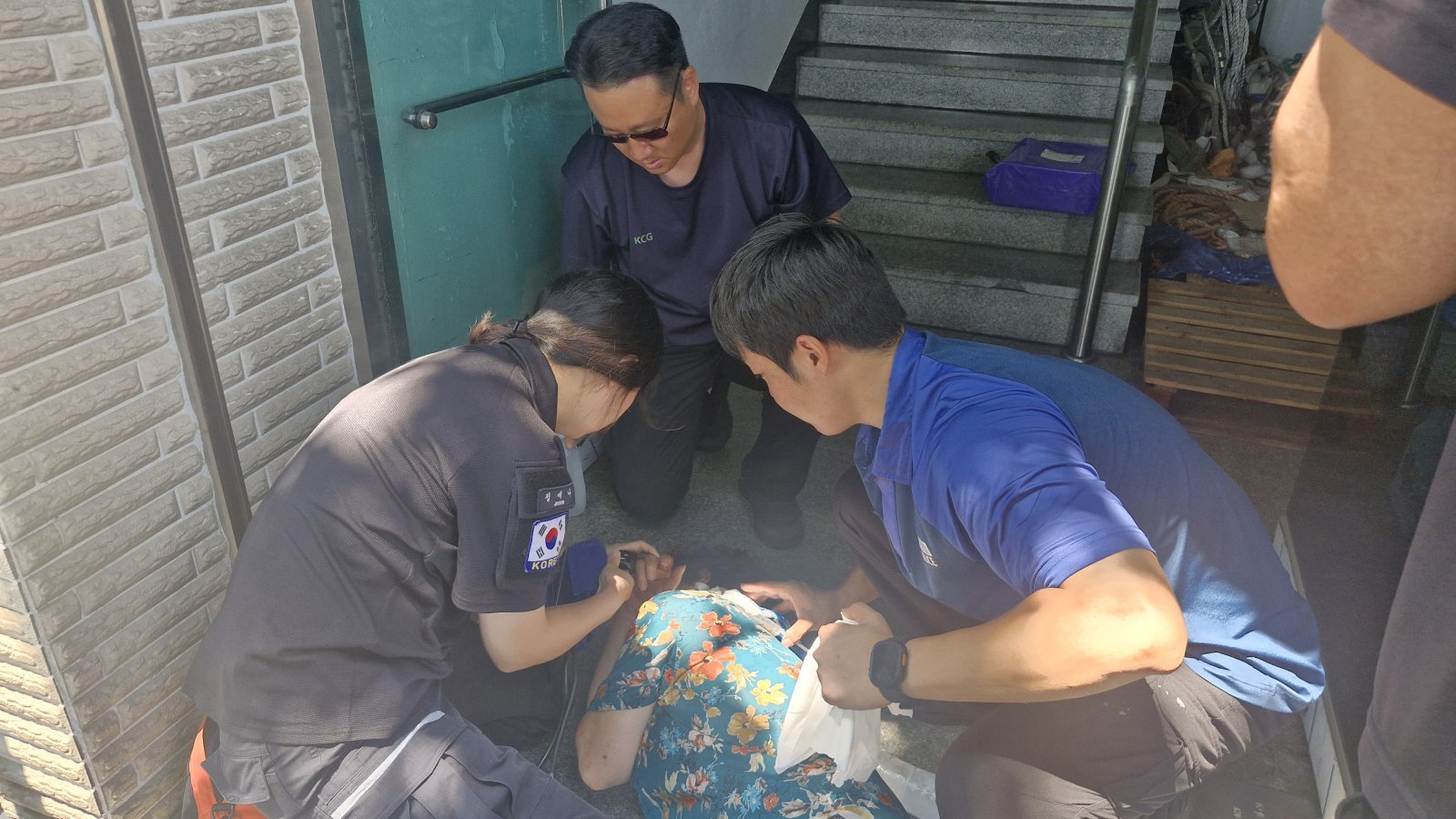 Coast Guard rescues elderly woman collapsed in Ulsan heatwave