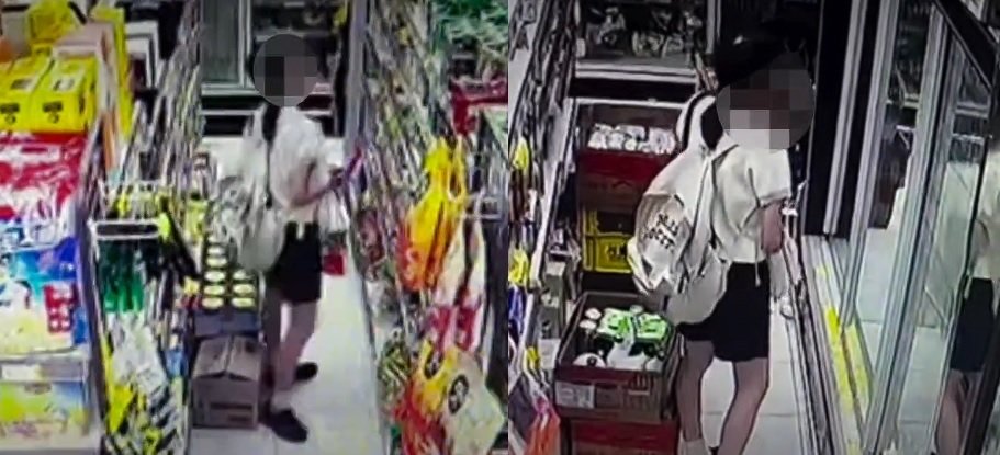 Woman steals from Seoul store during fire evacuation