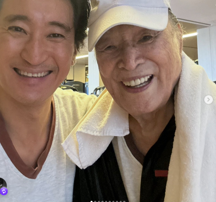 97-year-old actor Shin Young-kyun remains healthy; Shin Hyun-joon inspired by his consistent exercise