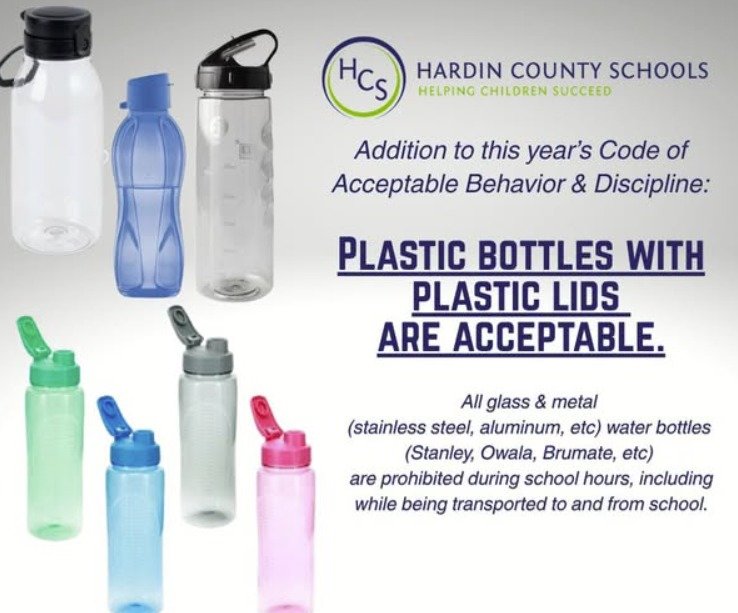 Metal water bottles banned as weapons in Kentucky schools, sparking student and parent confusion