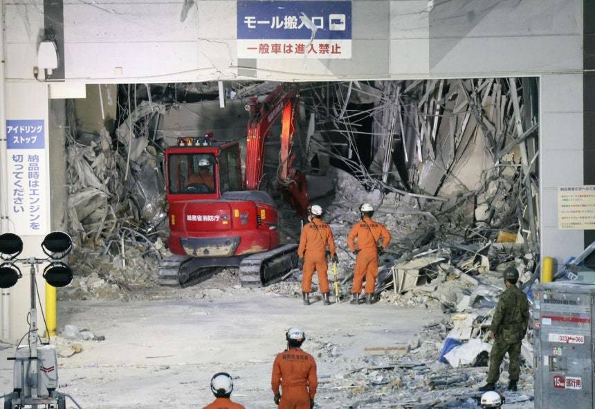 Employee died in Japan mall blast after employer ordered return for cash