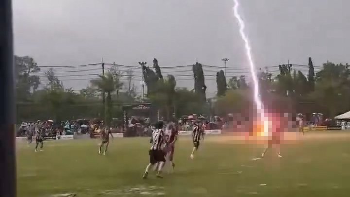 Lightning Strike During Football Match Kills 20s Thai Player, Injures Eight