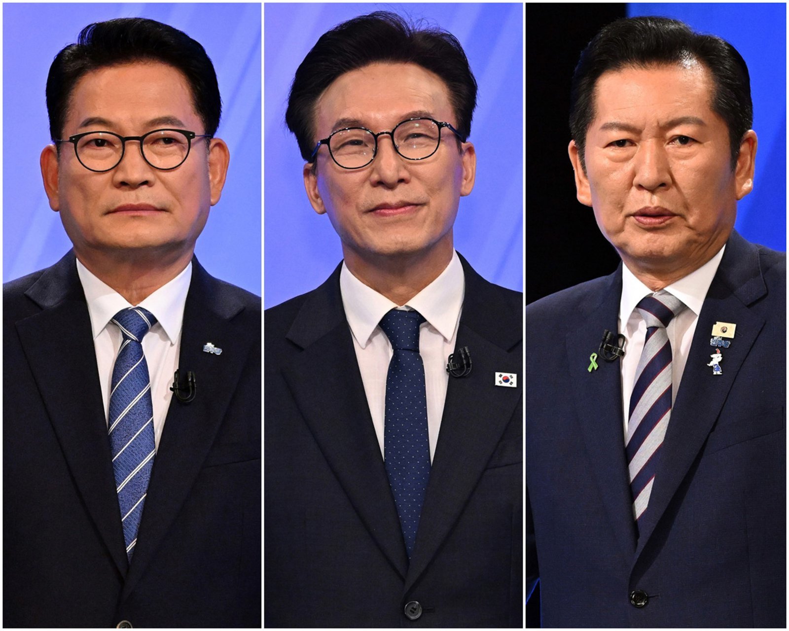 Democratic Party primaries: Kim Min-seok leads Jeong Cheong-rae by razor-thin margin