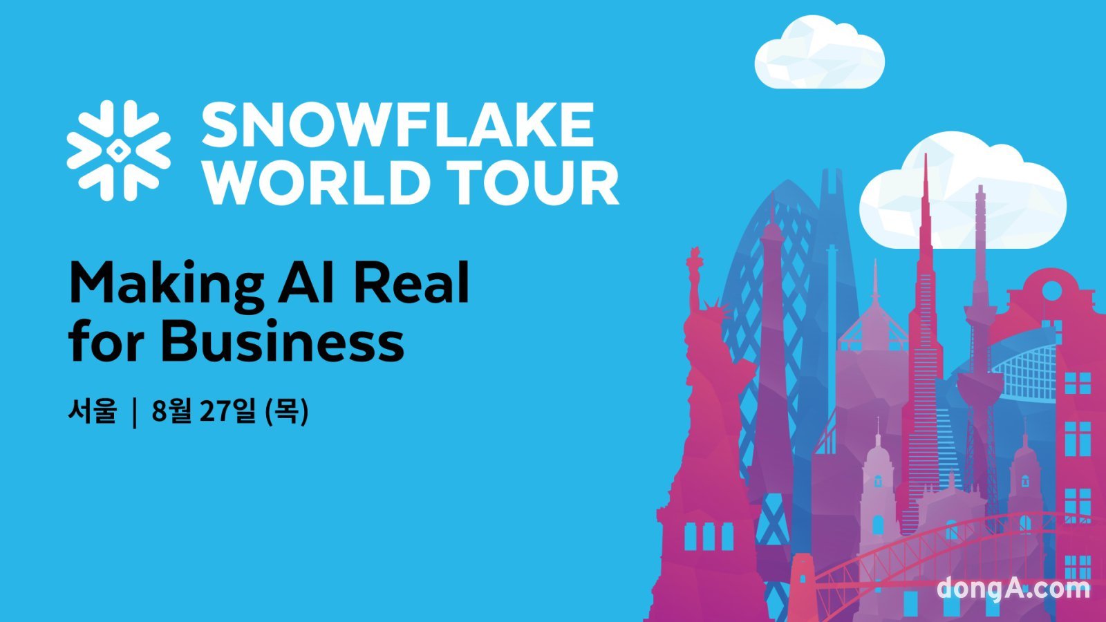 Snowflake Invites AI Practicalization Era with 'World Tour Seoul' Event