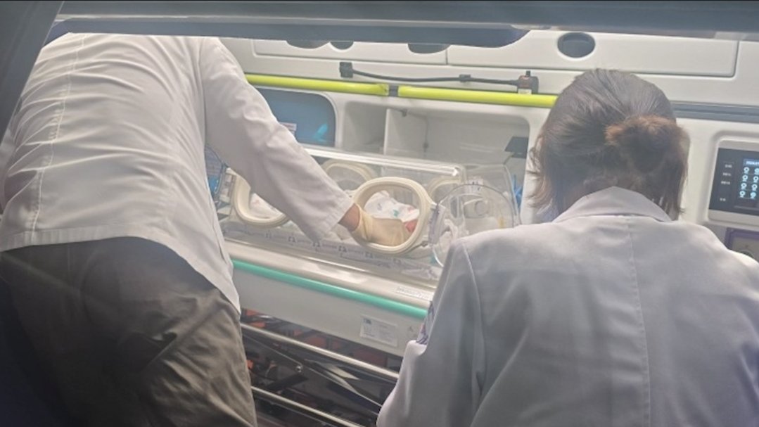 Police Rush Newborn to Hospital, Saving a Life