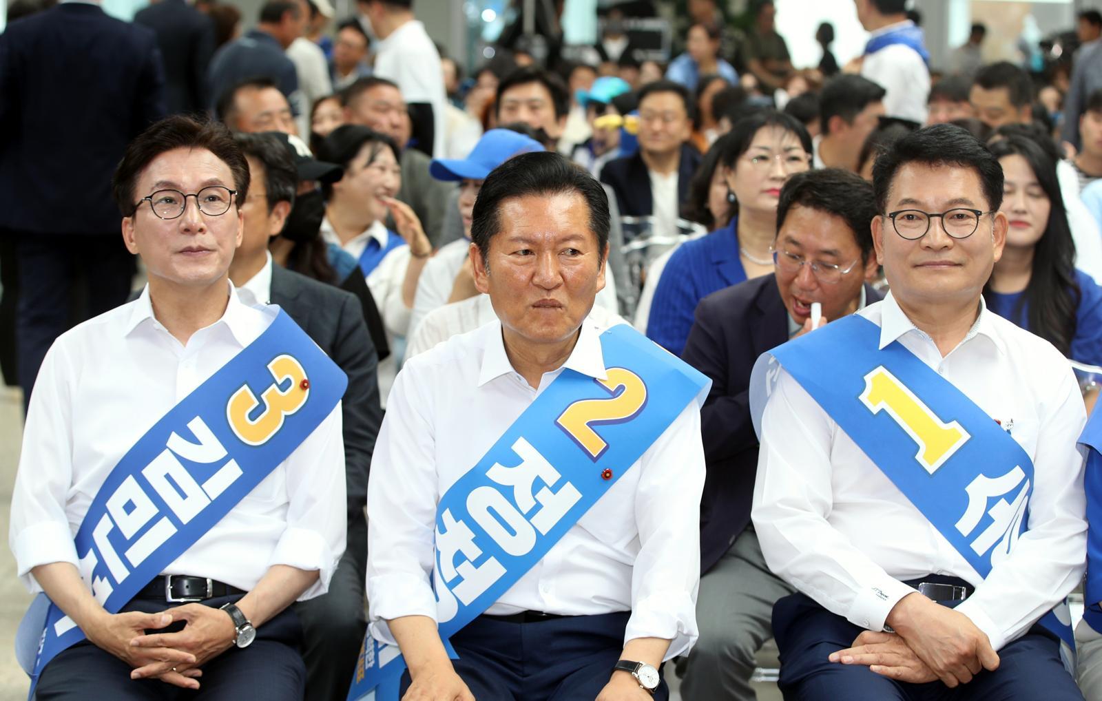 제주·인천 김민석 승…與 누적 득표 金 45.42%·鄭 44.56% 초박빙