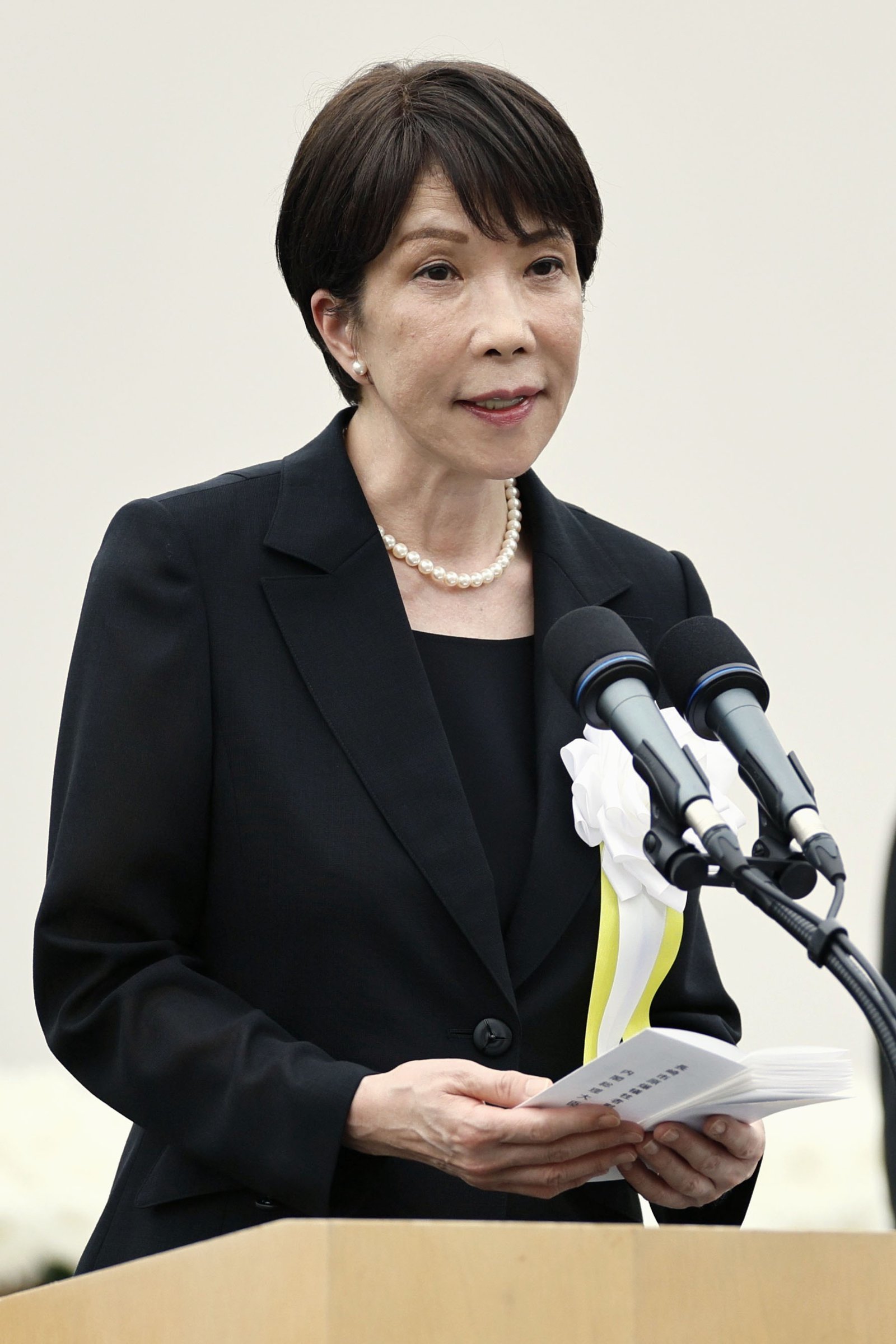 日다카이치, 나가사키서도 비핵3원칙 “견지하고 있어”…‘계속성’ 언급 빠져