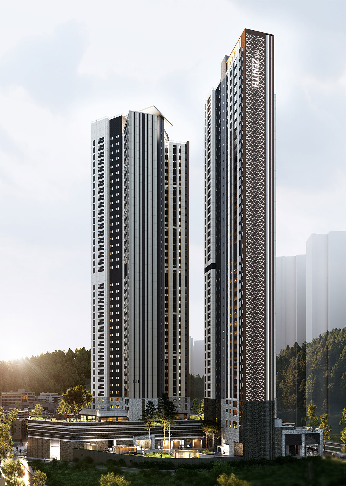 교통망 우수-명문 학군… 부산 최고 42층 아파트