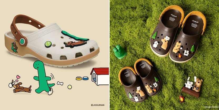 Crocs Launches Collaboration Clogs with IPX Characters 'Joggoman' and 'Dino Tank'