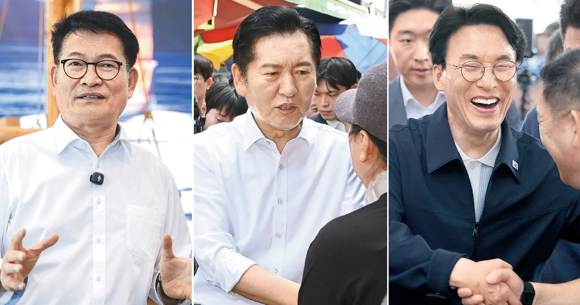 호남보다 높은 수도권 투표율 놓고… 김민석 “대세 지속” 정청래 “분노 투표”
