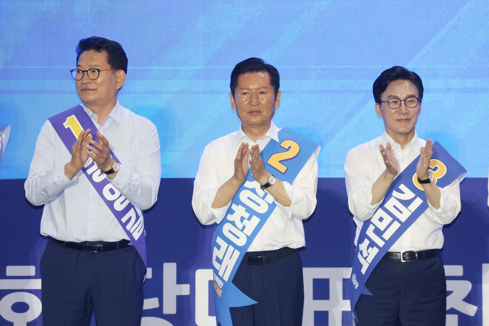 [속보]김민석, 서울·경기서도 이겼다…與 전당대회 승기 잡아