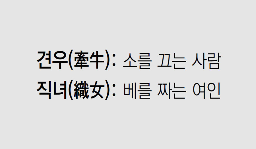 [신문과 놀자!/미션 나의 문해력]견우(牽牛), 직녀(織女)