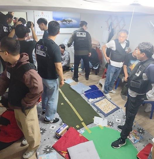 26 arrested in South Korea for running gambling den in rented house