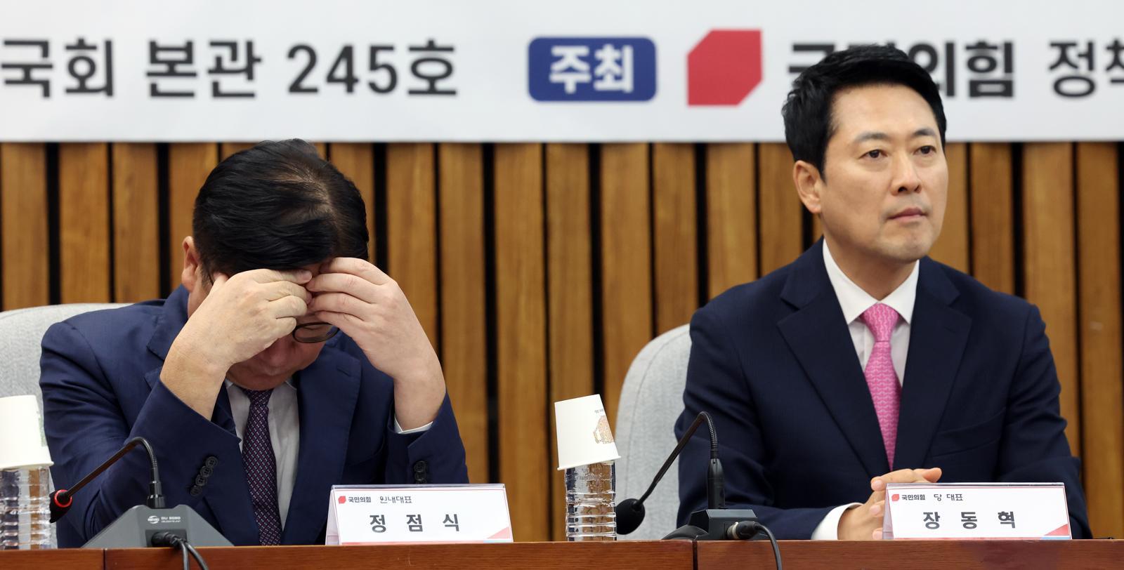 장동혁 ‘기강 잡기’ 제동…당협위원장 물갈이, 당내 반발에 보류