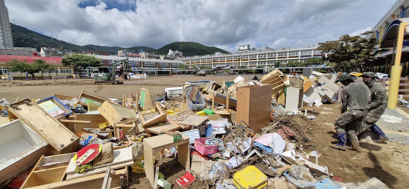 South Korea declares flood-hit areas special disaster zones