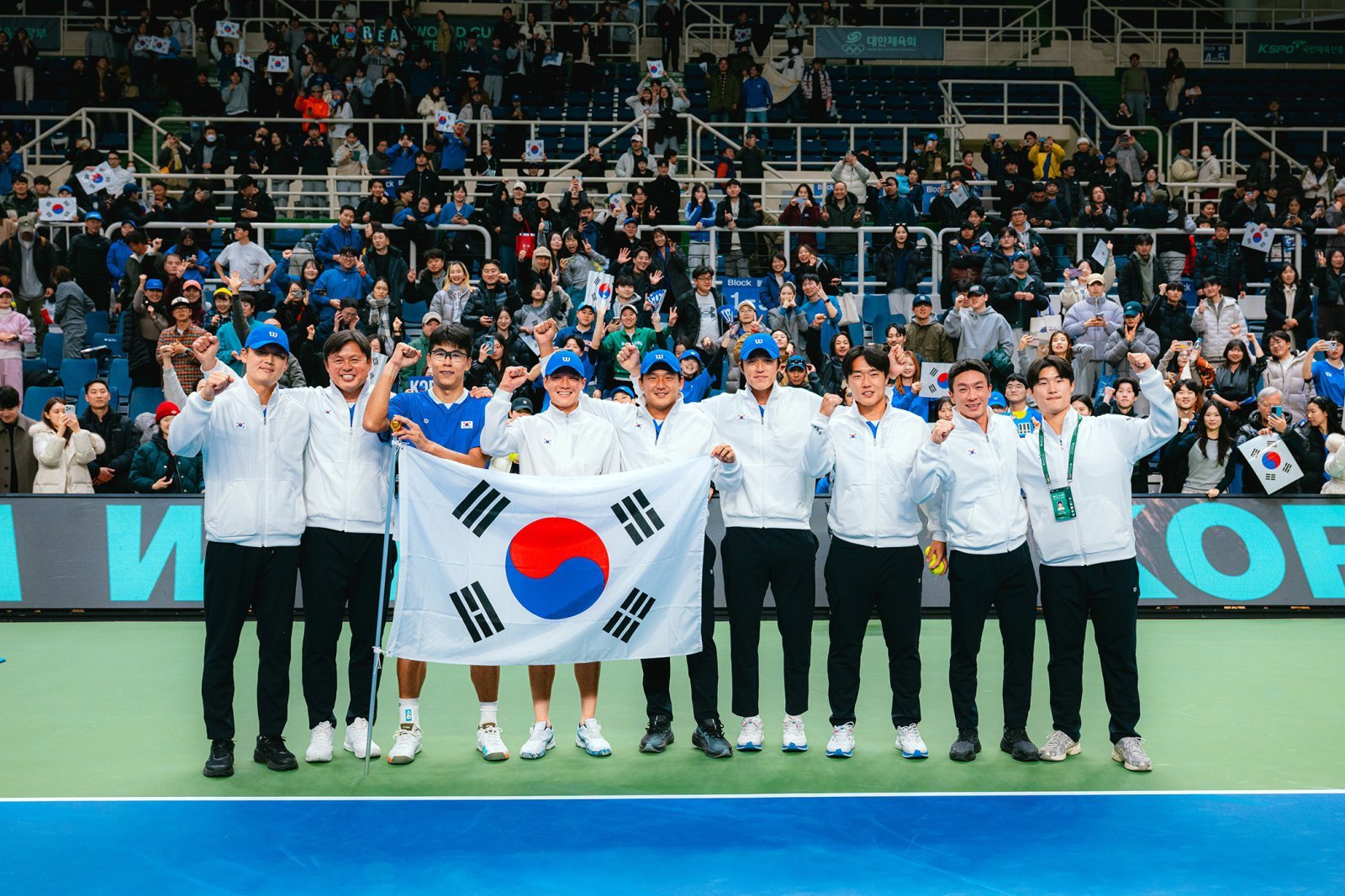 South Korea Aims for Historic Davis Cup Top 8 Berth Against India