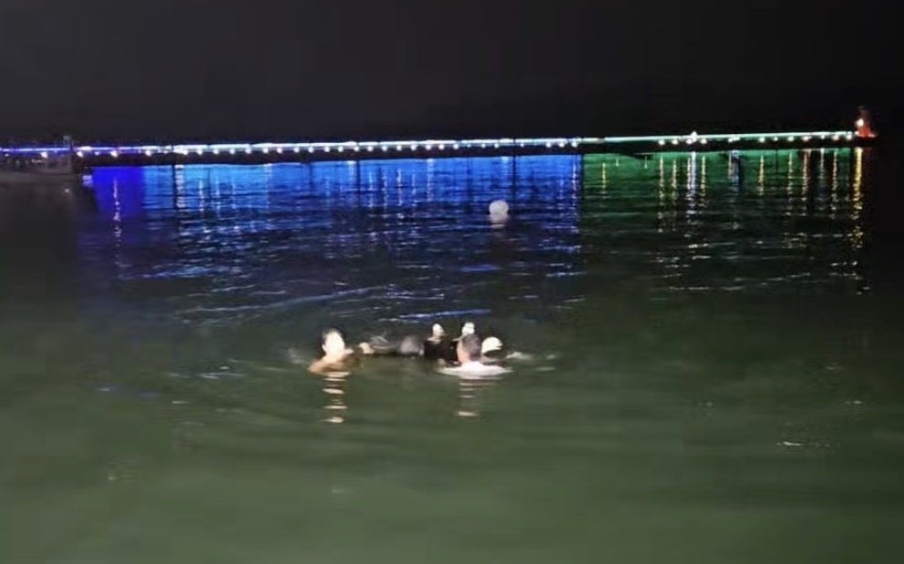 창원서 음주 측정 거부하고 도주하다 바다에 빠진 30대 구조