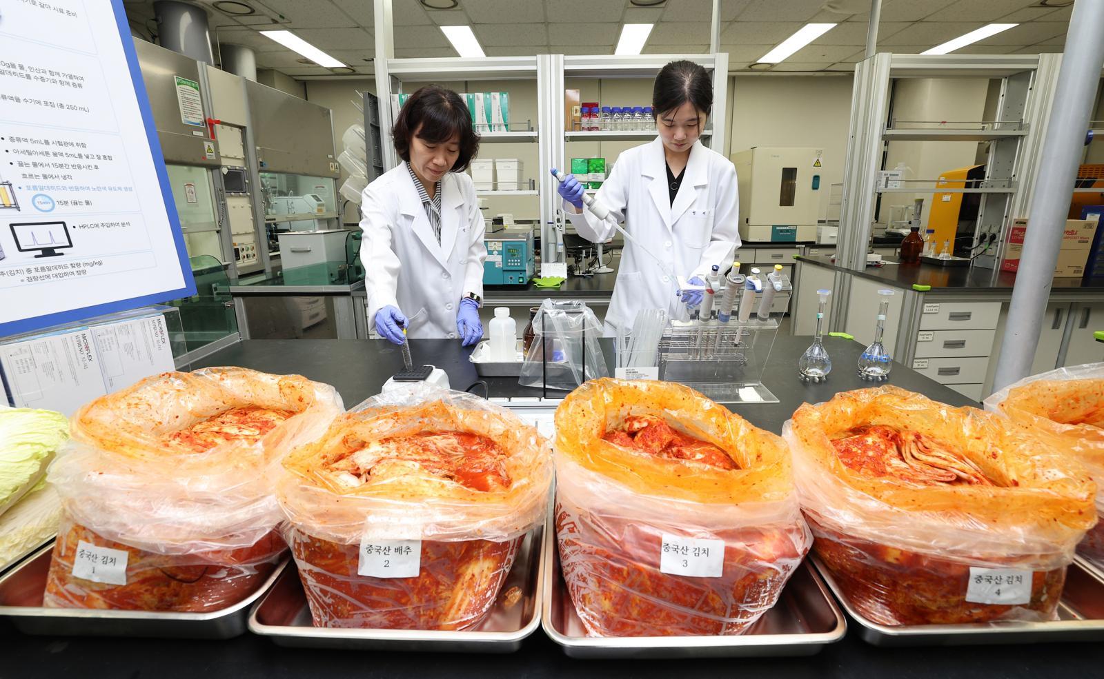 포름알데히드 논란에… ‘중국산 김치’ 업소 9500곳 점검